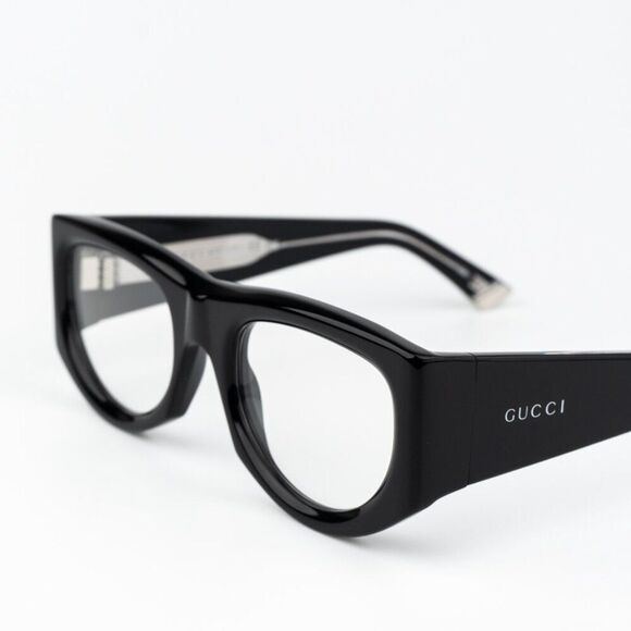 Gucci Women Sunglasses Black Transparent Rectangular GG1917S 002 BRAND NEW main image 7